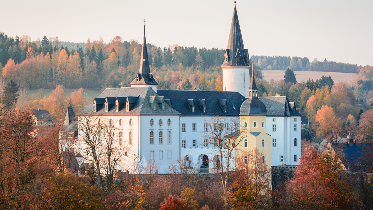 Das Schloss Purschenstein in Neuhausen