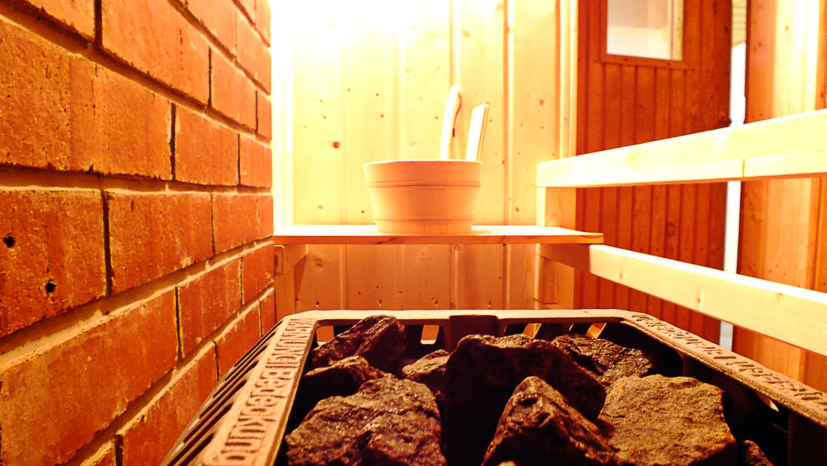 Unsere kleine Sauna