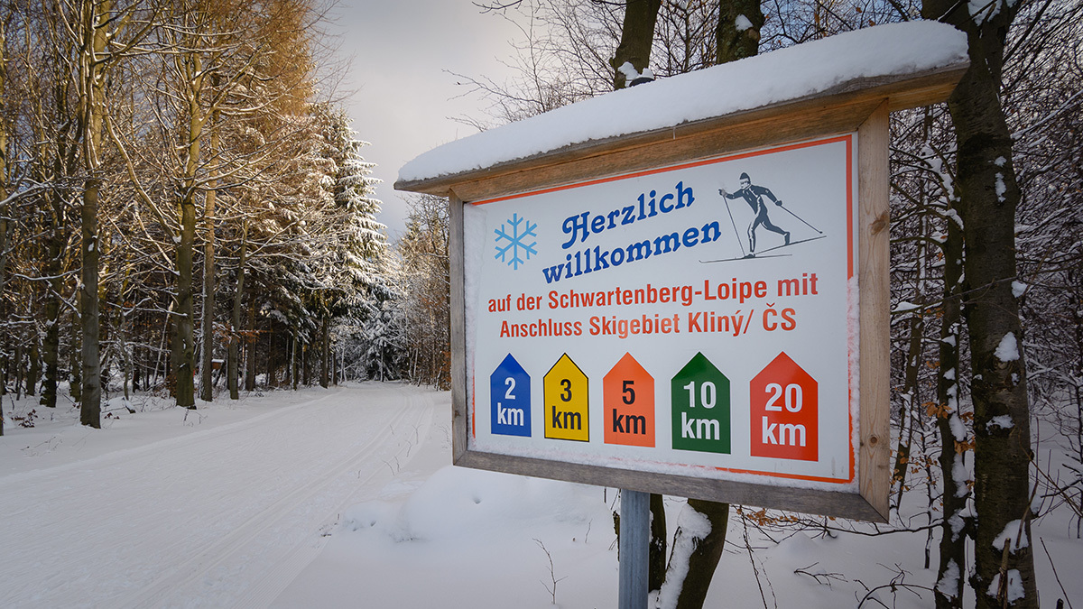 Das Skilanglaufzentrum Schwartenbergloipe Bad Einsiedel